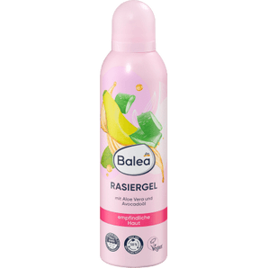 Rasiergel Aloe Vera & Avocadoöl, 200 ml Haarentfernung & Rasur by Balea – Available at VivaVoss