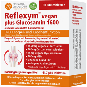 Reflexym vegan plus glucosamin 1600, 80 St - VivaVoss