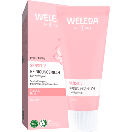Reinigungsmilch sensitive Mandel, 75 ml - VivaVoss