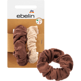 Rundstrick - Scrunchies braun & beige, 2 St - VivaVoss