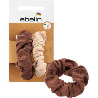 Rundstrick - Scrunchies braun & beige, 2 St - VivaVoss