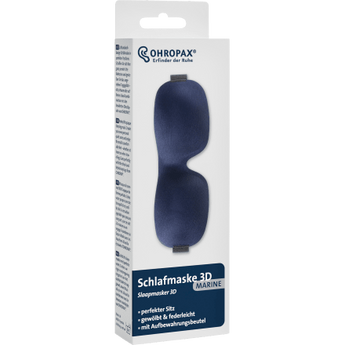 Schlafmaske 3D blau, 1 St - VivaVoss