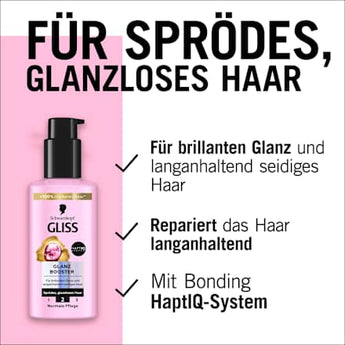 Haarkur Glanz Booster Liquid Silk Schwarzkopf GLISS
