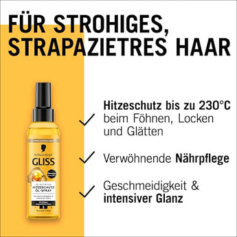 Hitzeschutz Öl-Spray Oil Nutritive Schwarzkopf GLISS