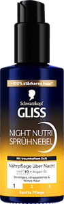 Sprühnebel Night Nutri Schwarzkopf GLISS