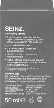 Anti-Aging Creme SEINZ.