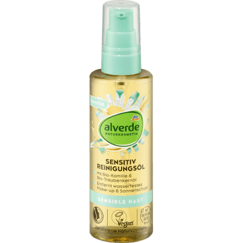 Sensitiv Reinigungsöl Bio - Kamille Bio - Traubenkernöl, 100 ml Balea, alverde NATURKOSMETIK, Sensitiv, by alverde NATURKOSMETIK – Available at VivaVoss