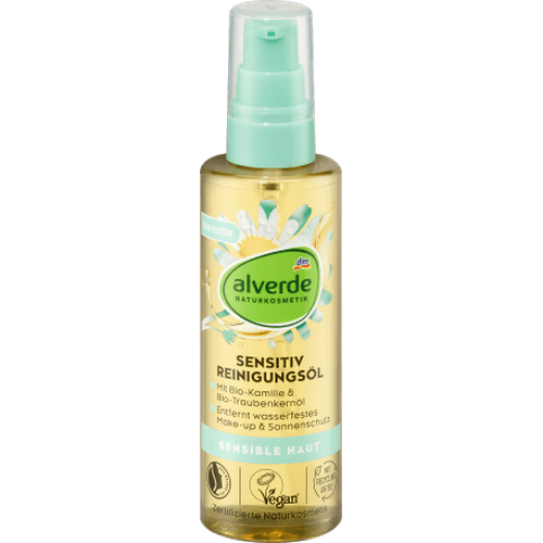 Sensitiv Reinigungsöl Bio - Kamille Bio - Traubenkernöl, 100 ml Balea, alverde NATURKOSMETIK, Sensitiv, by alverde NATURKOSMETIK – Available at VivaVoss