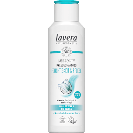Shampoo Basis Sensitiv Feuchtigkeit & Pflege lavera NATURKOSMETIK