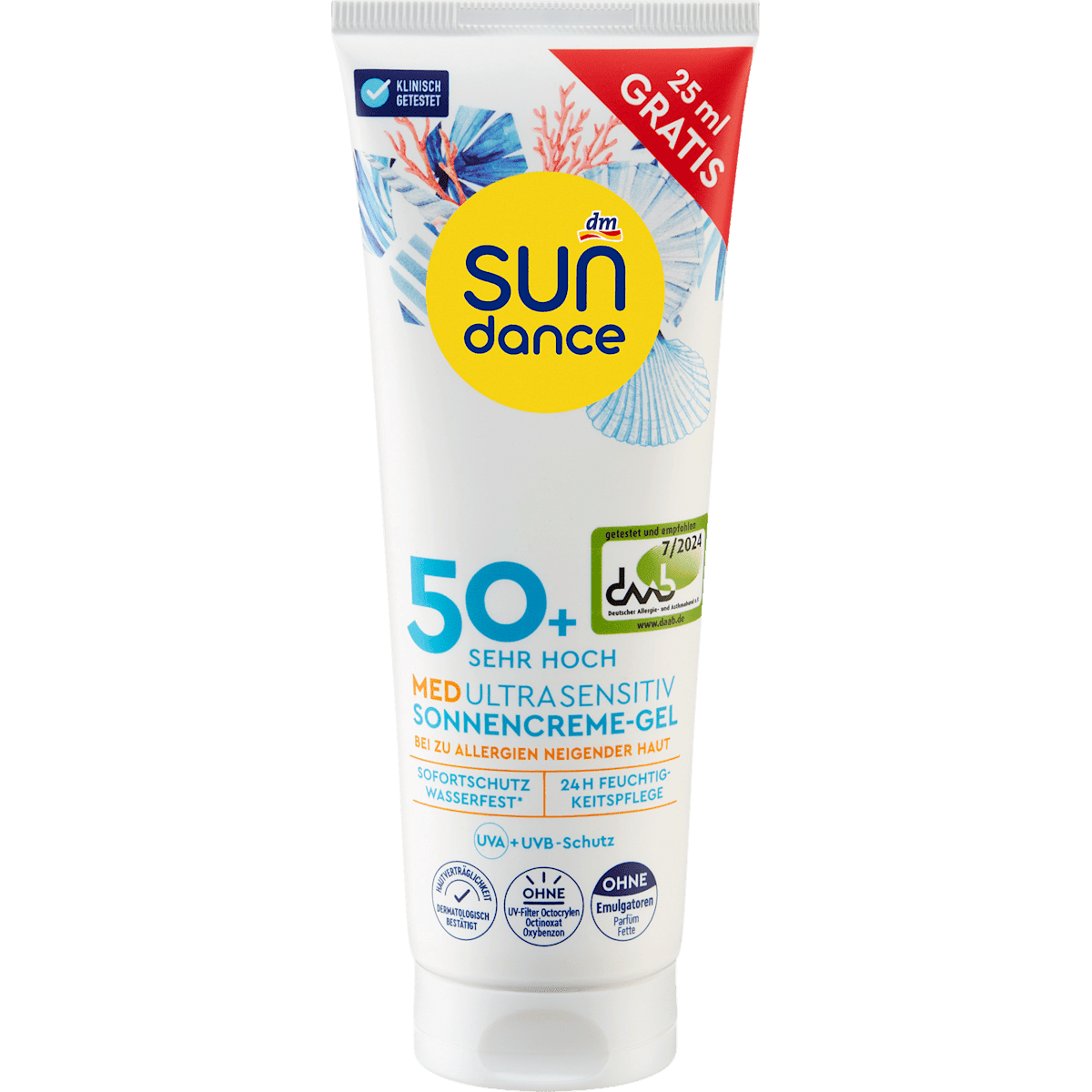 Sonnencremegel MED ultra sensitiv, LSF 50+ SUNDANCE