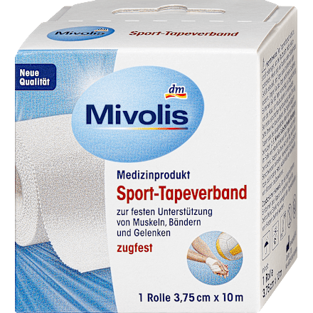 Sport-Tapeverband, 1 Rolle, 1 St by Mivolis – VivaVoss