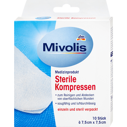 Sterile Kompressen Mivolis
