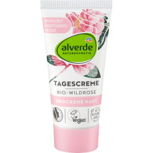 Crème de jour à la rose sauvage format voyage, 10 ml