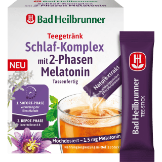Teegetränk Schlaf - Komplex mit 2 - Phasen Melatonin (10 Stück), 10 g - VivaVoss