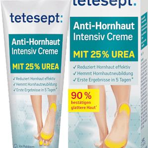 Fußcreme Anti Hornhaut 25 % Urea tetesept