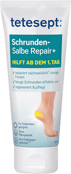 Fußcreme, Schrundensalbe Repair+ tetesept