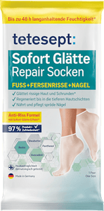 Fußmaske Socken, Sofort Glätte Repair (1 Paar) tetesept