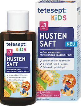 Hustensaft Kids Honig & Isländisch Moos tetesept