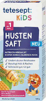 Hustensaft Kids Honig & Isländisch Moos tetesept