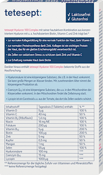 Hyaluron 100 Complex Tabletten 30 St tetesept