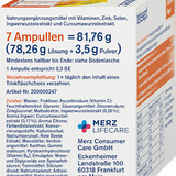 Immun aktiv Ingwer Kurkuma Trinkampullen 7 St tetesept