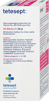 Vitamin B12 500µg Sticks 20 St tetesept