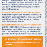 Vitamin D3 10.000 I.E. Wochendepot Tabletten 12 St tetesept