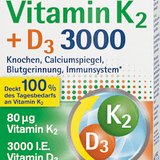 Vitamin K2 + D3 3000 Mini-Tabletten 30 St tetesept