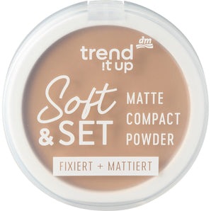 Kompakt Puder Soft & Set Matte 050, 9 g