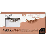 Künstliche Wimpern Big Lash Love Natural Brown (1 Paar), 2 St