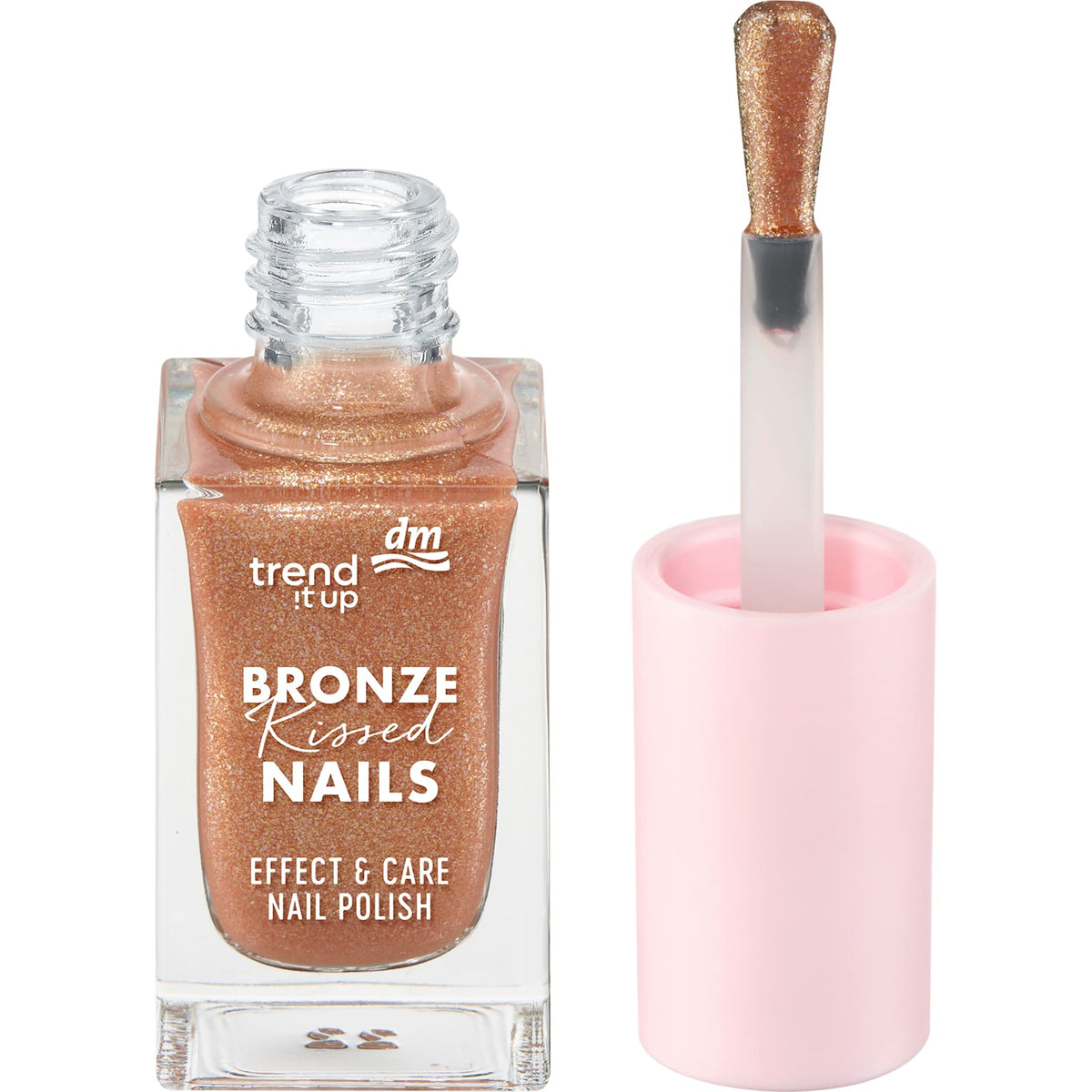 Nagellack Bronze Kissed Nails Effect & Care 010, 8 ml