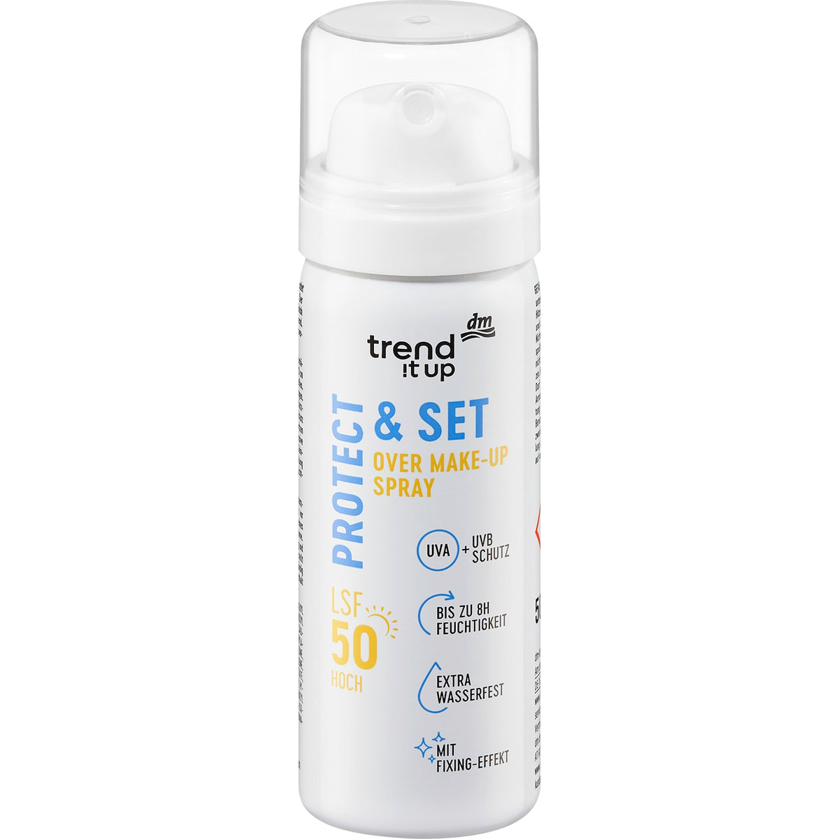 Sonnenschutzspray Protect & Set Over Make-up Spray, 50 ml