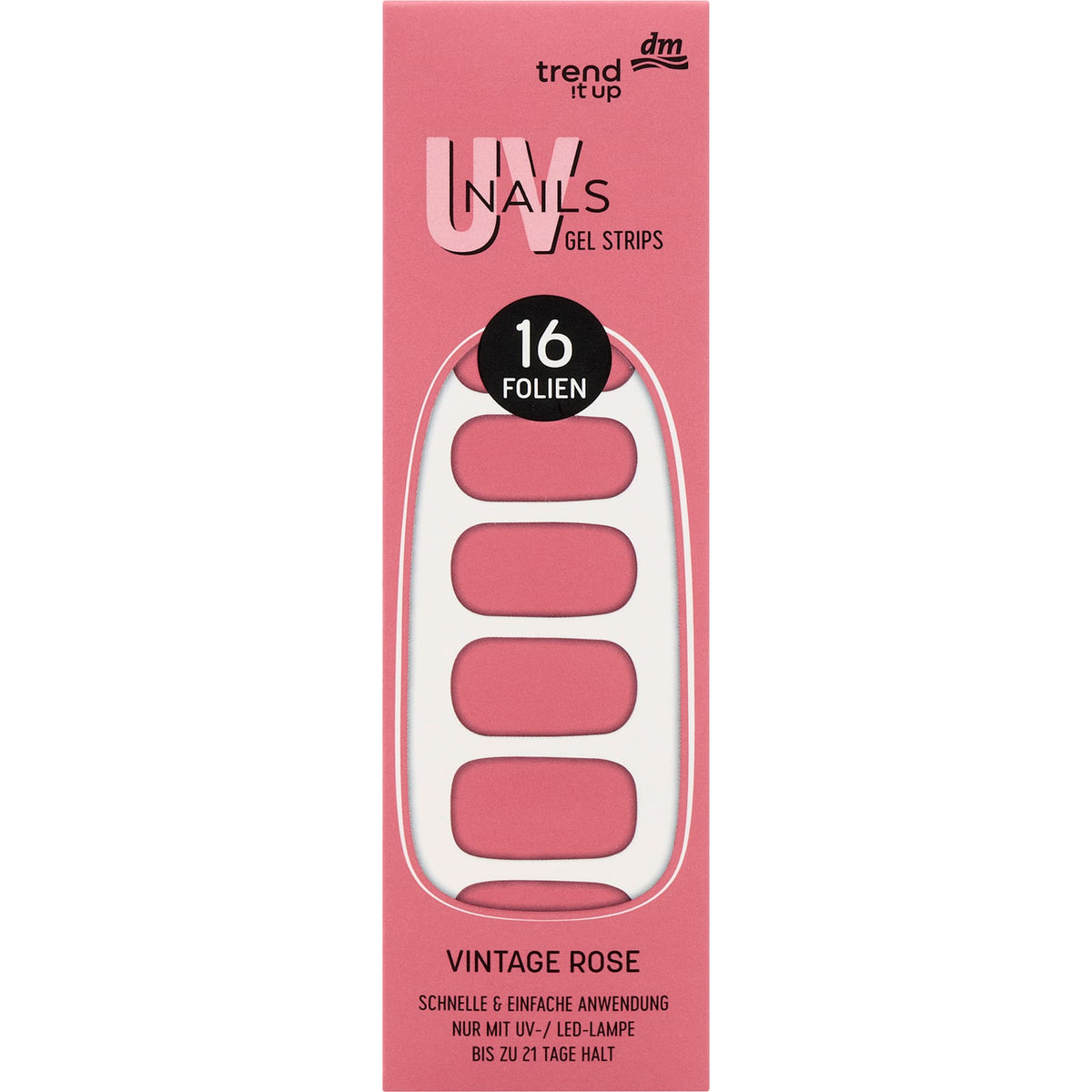 UV Gel Nagelfolien Gel Strips 110, 16 St
