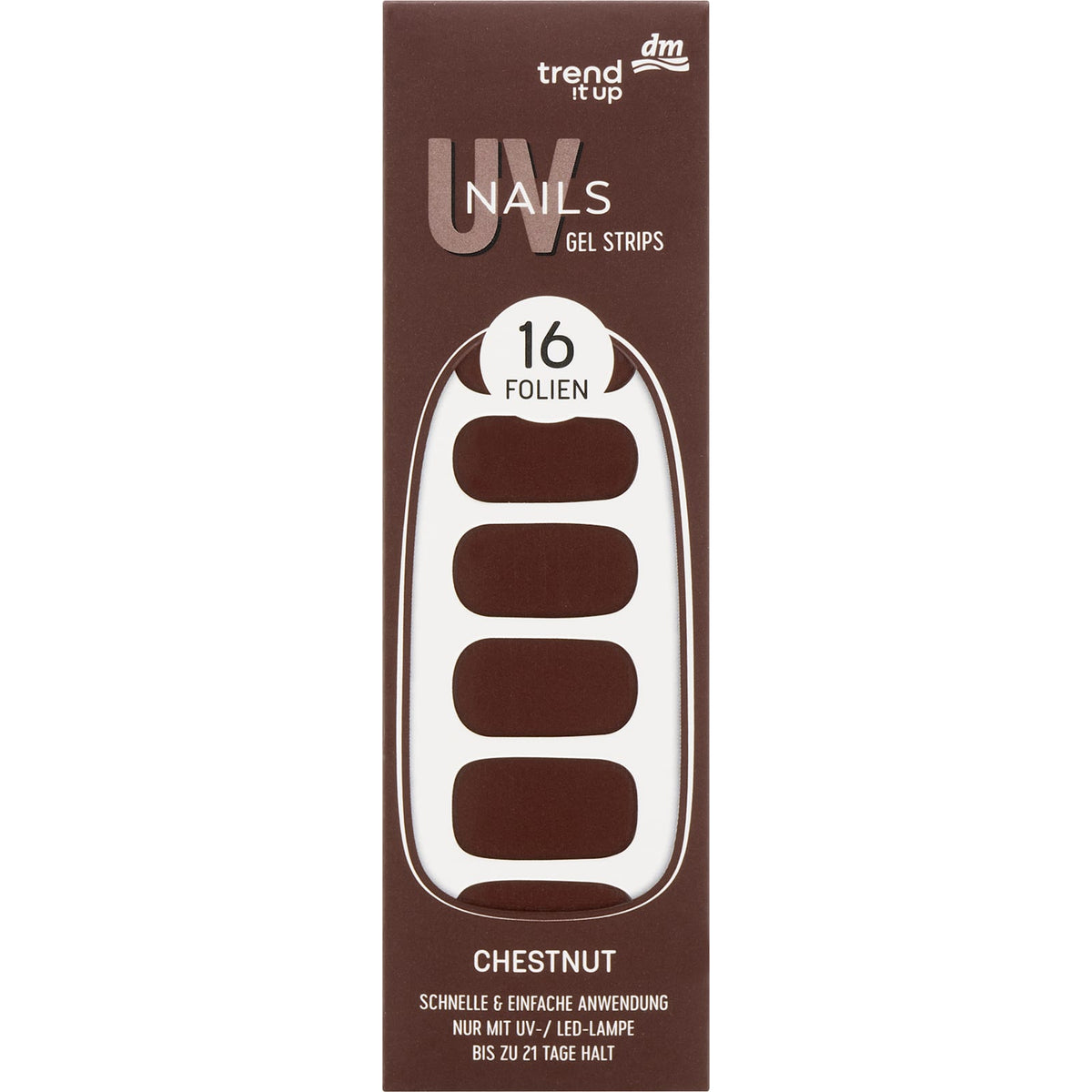 UV Gel Nagelfolien Gel Strips 150, 16 St