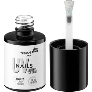 UV Nagellack Glitter Top Coat, 9 ml