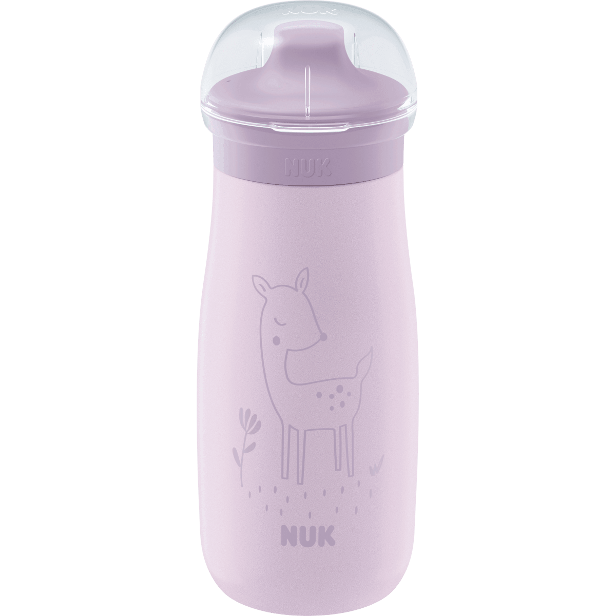 Trinkflasche Edelstahl Mini - Me flieder, 300ml, 1 St - VivaVoss