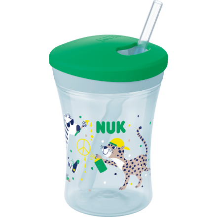Trinkhalmbecher Evolution Action Cup grün, 230 ml, 1 St - VivaVoss