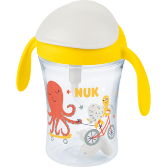 Trinkhalmbecher Motion Cup gelb, 230 ml, 1 St - VivaVoss