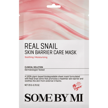 Tuchmaske Real Snail Skin Barrier Care, 20 g - VivaVoss