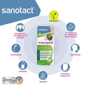 Verdauungsheld Tabletten im Klickspender, 40 St - VivaVoss