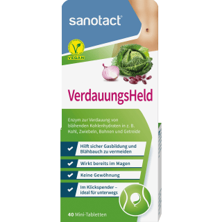 Verdauungsheld Tabletten im Klickspender, 40 St - VivaVoss