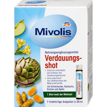 Verdauungsshot 7 Stück à 25 ml, 175 ml - VivaVoss