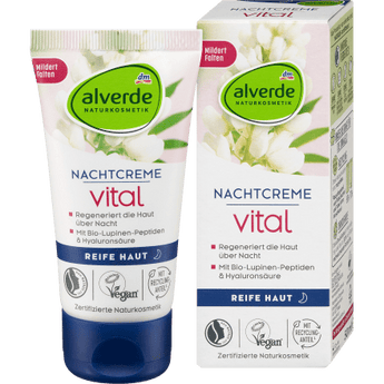 Vital Nachtcreme, 50 ml Nachtcreme by alverde NATURKOSMETIK – Available at VivaVoss