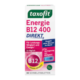 Vitamin B12 Energie Schmelztabletten 30 St, 4,5 g Vitamin B by taxofit – Available at VivaVoss