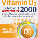 Vitamin D3 2000 IU tablets 50 pieces, 15.3 g Vitamine by tetesept – Available at VivaVoss