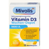 Mivolis Vitamin D3 5600 I.E. Wochen-Depot Weichkapseln 12 St., 5 g – Vitamin D image_position | VivaVoss