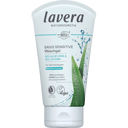Waschgel Basis Sensitiv lavera NATURKOSMETIK
