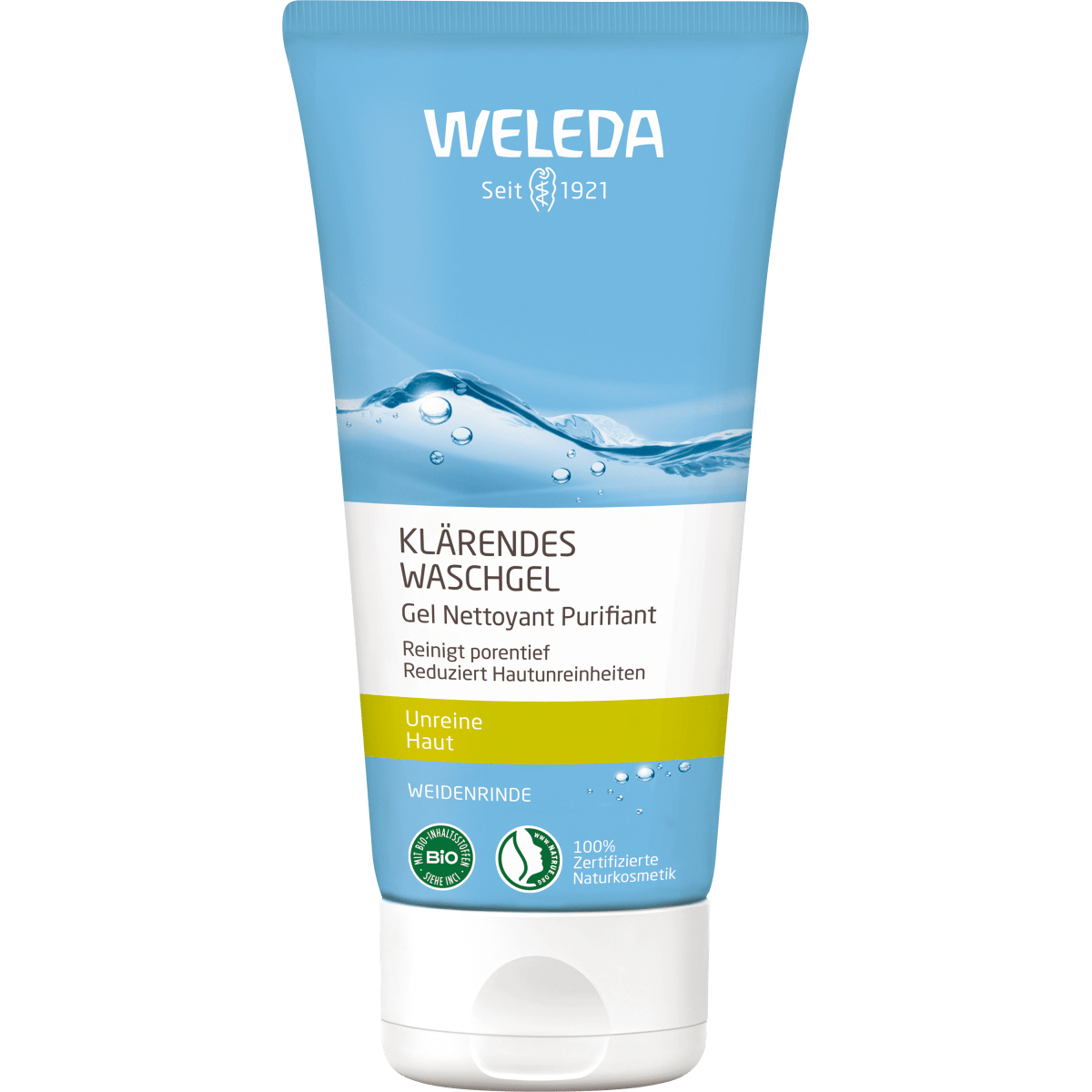 Waschgel Naturally Clear Weidenrinde, 100 ml - VivaVoss