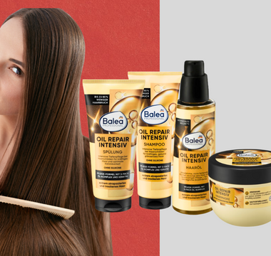 Balea Professional Oil Repair Intensiv hair care with argan oil for dry and damaged hair