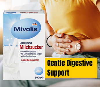 Mivolis Lactose 0.5 kg – 100% pure lactose from Germany. Supports gentle digestion